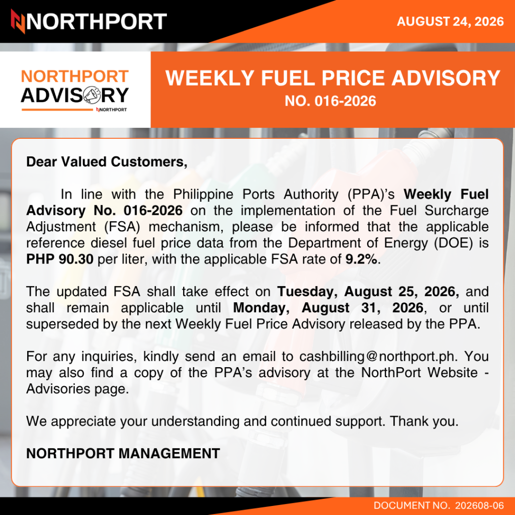 Weekly Fuel Price 013-2026