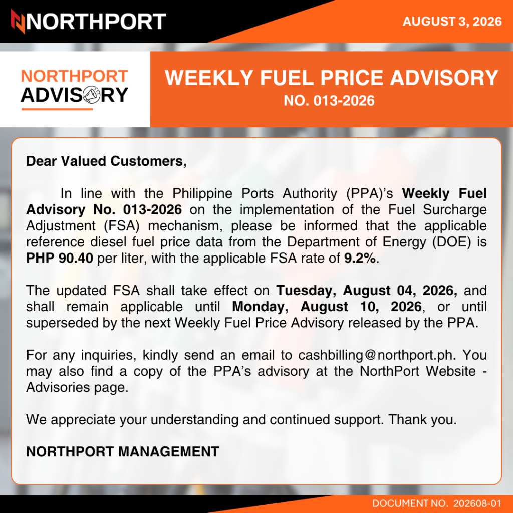 Weekly Fuel Price 013-2026