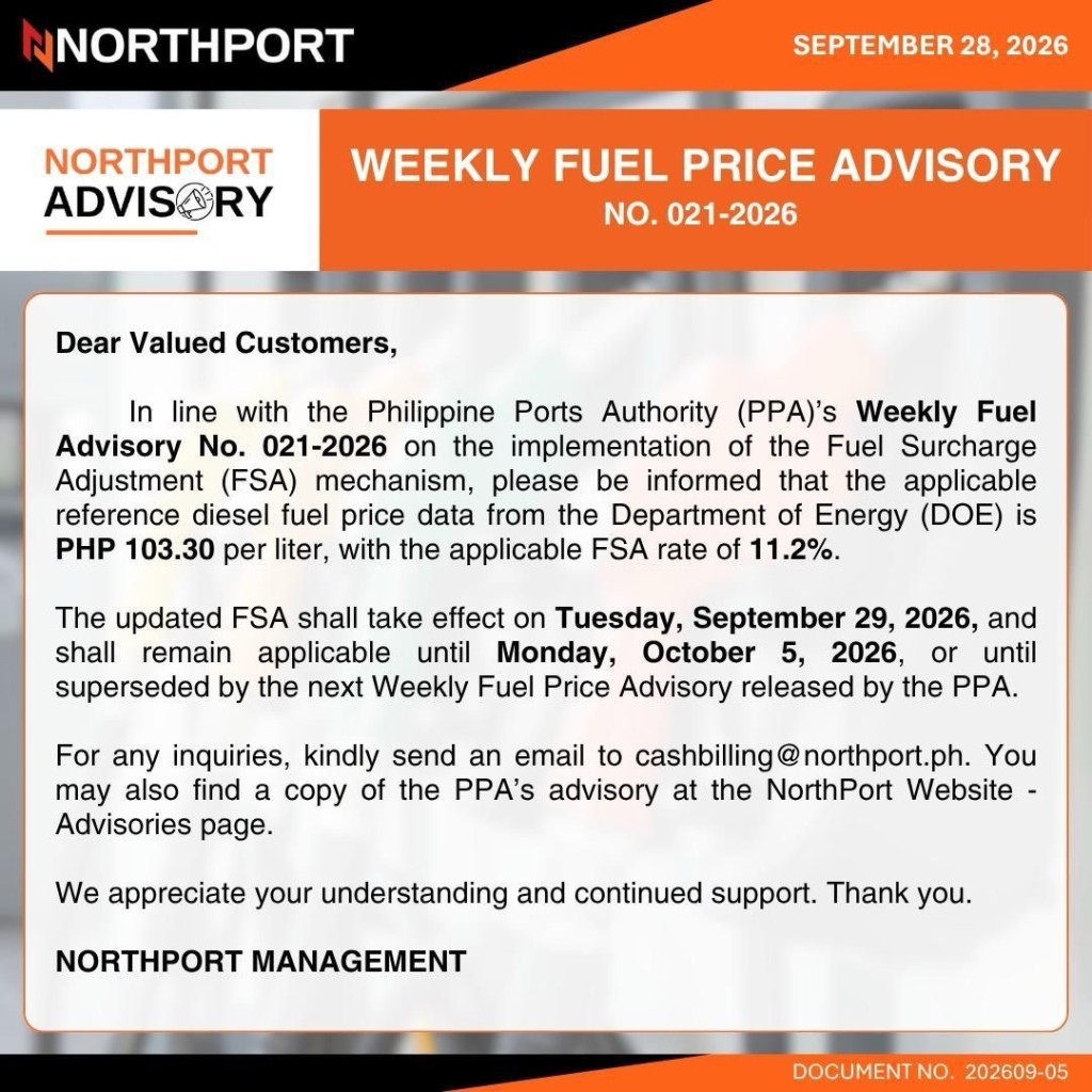 Weekly Fuel Price 020-2026